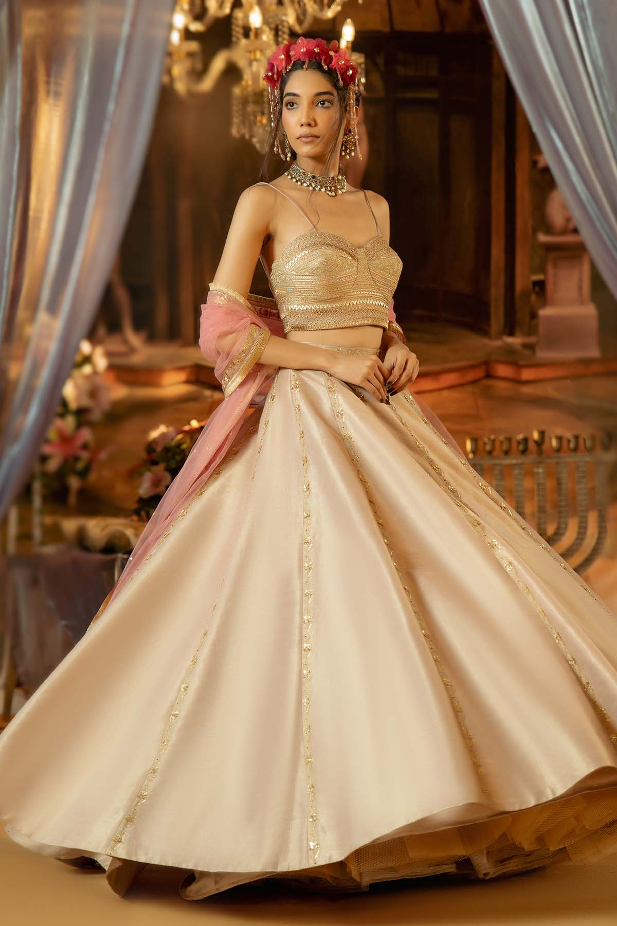 OUR LILAC KASAB SILK LEHENGA